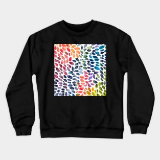 Colorful Painted Drops Crewneck Sweatshirt